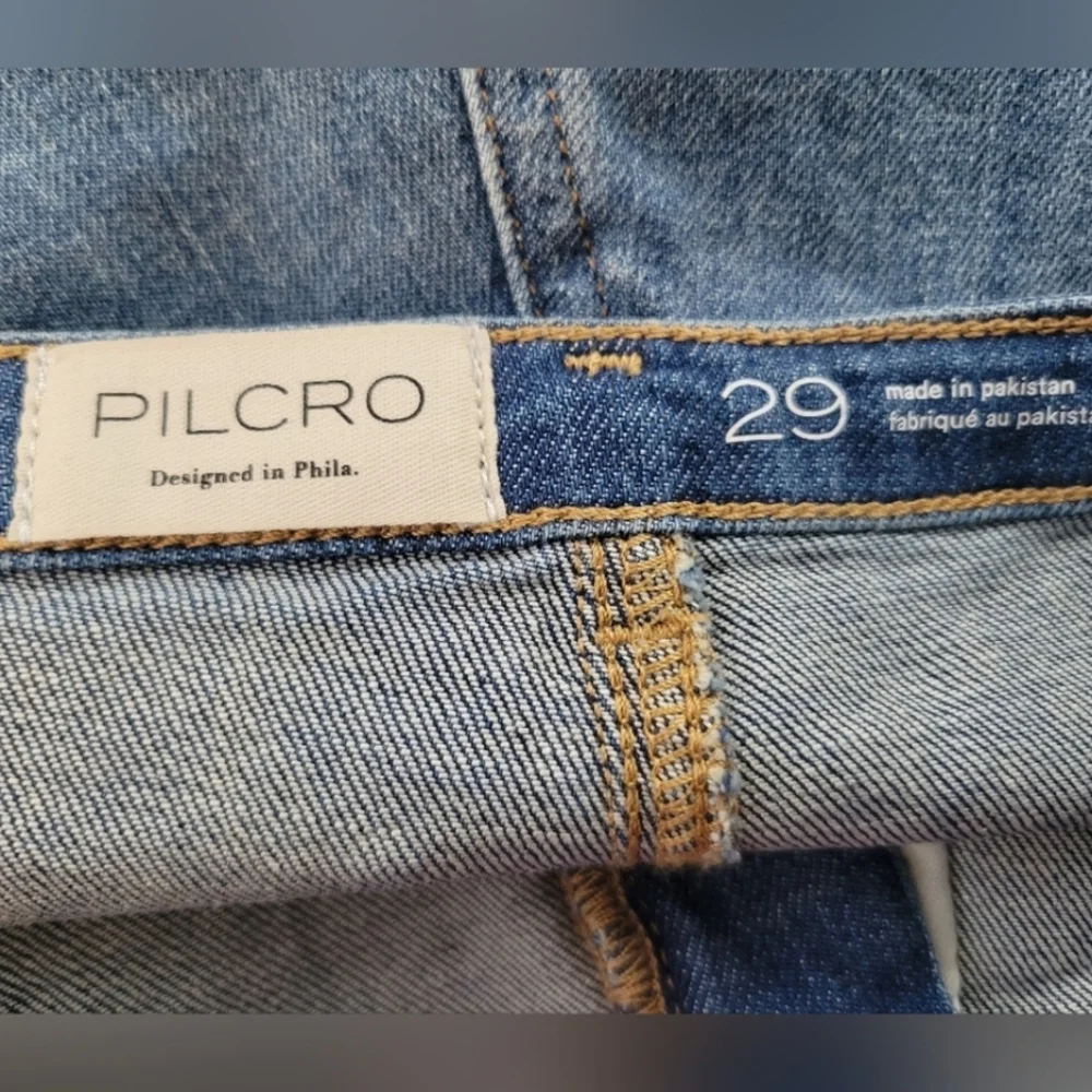 NWT Anthropologie Pilcro Low Rise Denim Micro Jean Shorts Cheeky Hot Pants 29